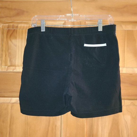 Danskin Black/White Elastic Waist Shorts - Picture 2 of 2